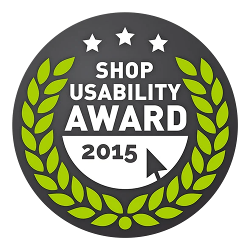 Nominierung Shop Usability Award 2015 Nominierung Shop Usability Award 2015