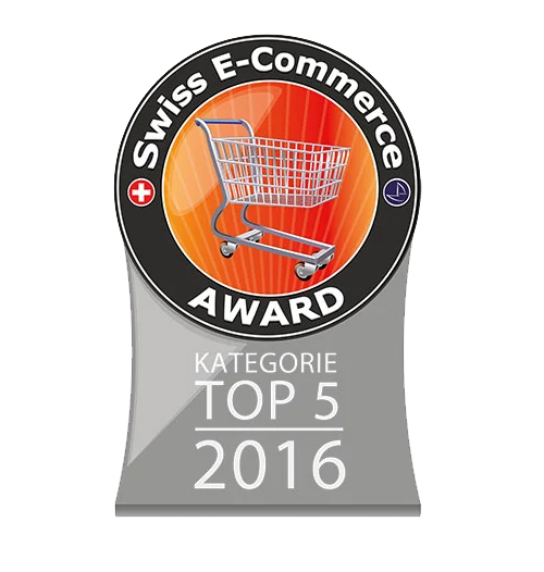 Nominierung Swiss E-Commerce Auszeichnung 2016 Nominierung Swiss E-Commerce Auszeichnung 2016