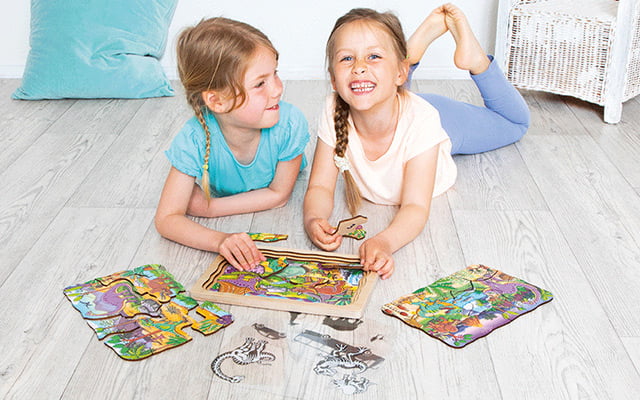 Puzzles Kinder legen Puzzles von beleduc