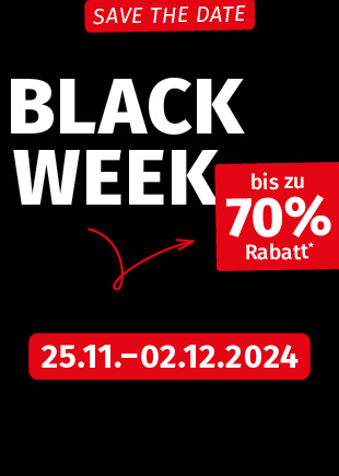 Black Week 2024 ab dem 25.11.2024