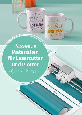 Materialien für Lasercutter und Plotter